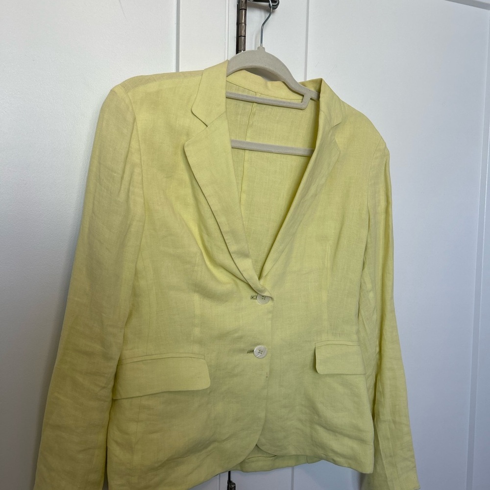 Burberry Citron linen Blazer
